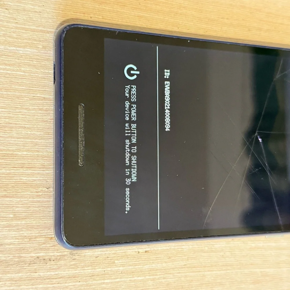 Nokia 2V Smartphone 8GB Verizon Blue Silver Broken Screen Parts/Repair Only Read